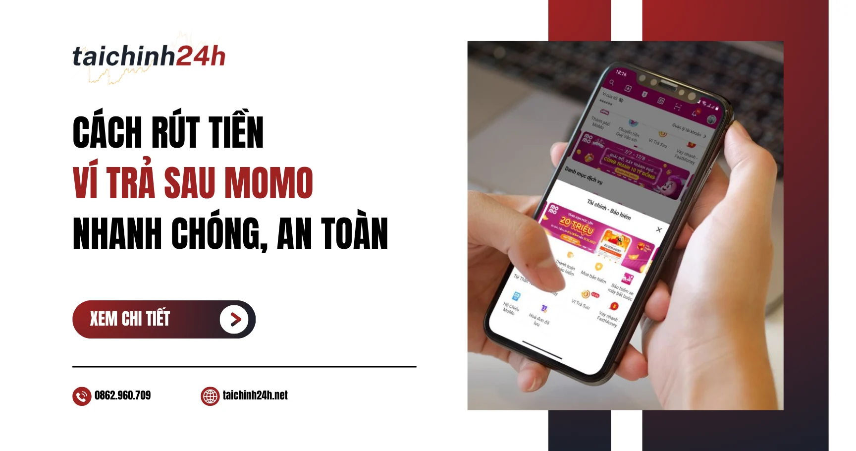 3 cách rút tiền ví trả sau MoMo nhanh chóng, an toàn & uy tín